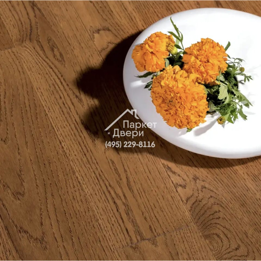 Паркет Английская Ёлка 90⁰ Coswick Дуб Орех 1171-1204-10 Селект энд Бэттер, 577.85x82.55x15-2