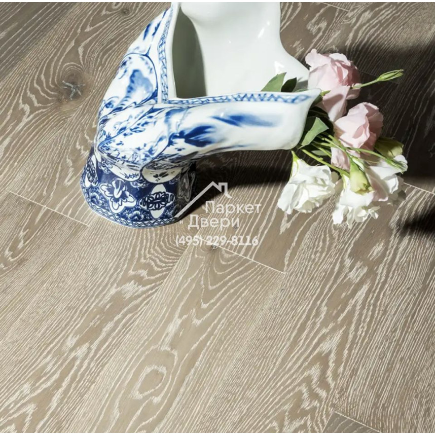 Паркет Английская Ёлка 90⁰ Coswick Дуб Серый кашемир 1174-4251-20, Таверн, 635x127x15-1