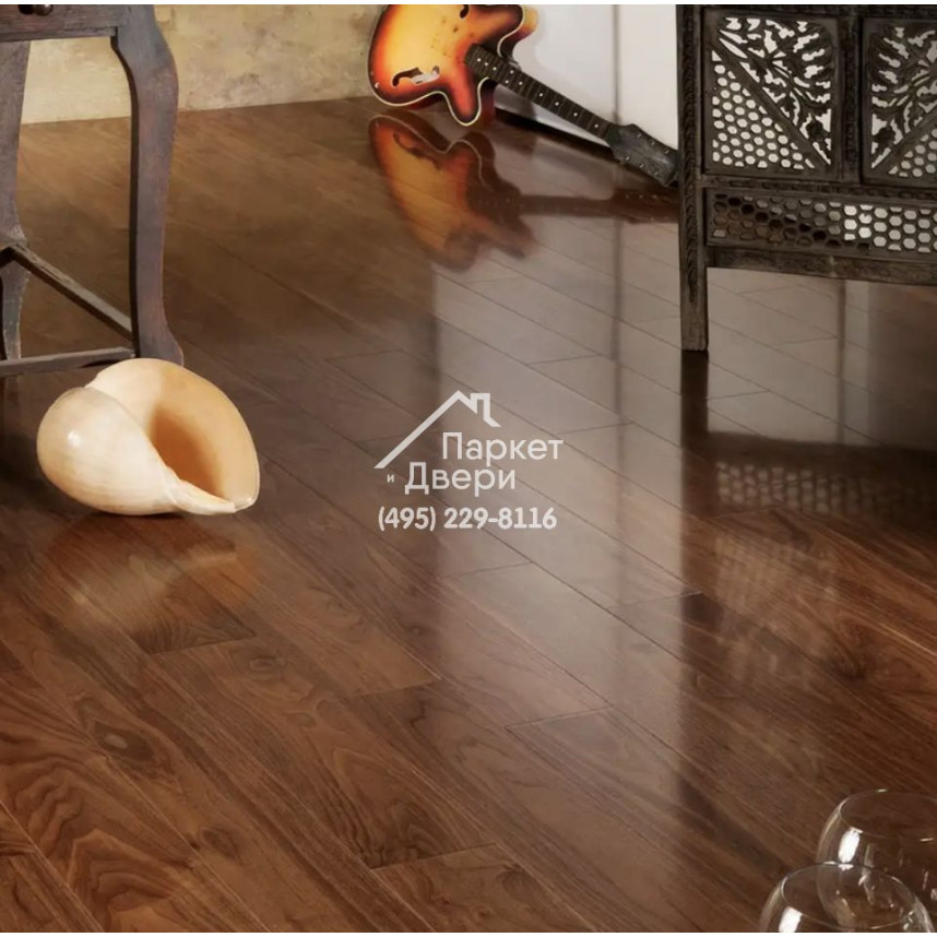 Паркетная доска Coswick Американский орех / American Walnut collection Натуральный 1363-1101-30 600…2100x190x19.05-2