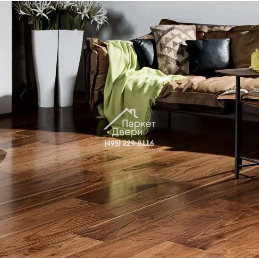 Паркетная доска Coswick Американский орех / American Walnut collection Натуральный 1363-1101-30 600…2100x190x19.05-1