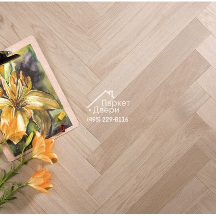 Паркет Английская Ёлка Coswick Дуб Титановый буфф 1171-1831-10, Селект энд Бэттер, 577.85x82.55x15-1