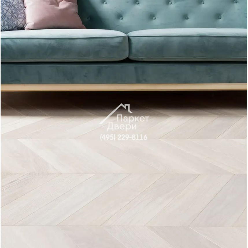 Паркет Французская Ёлка Coswick 60° Дуб Альпийский 1176-4878-20, Таверн, 548x127x15-1