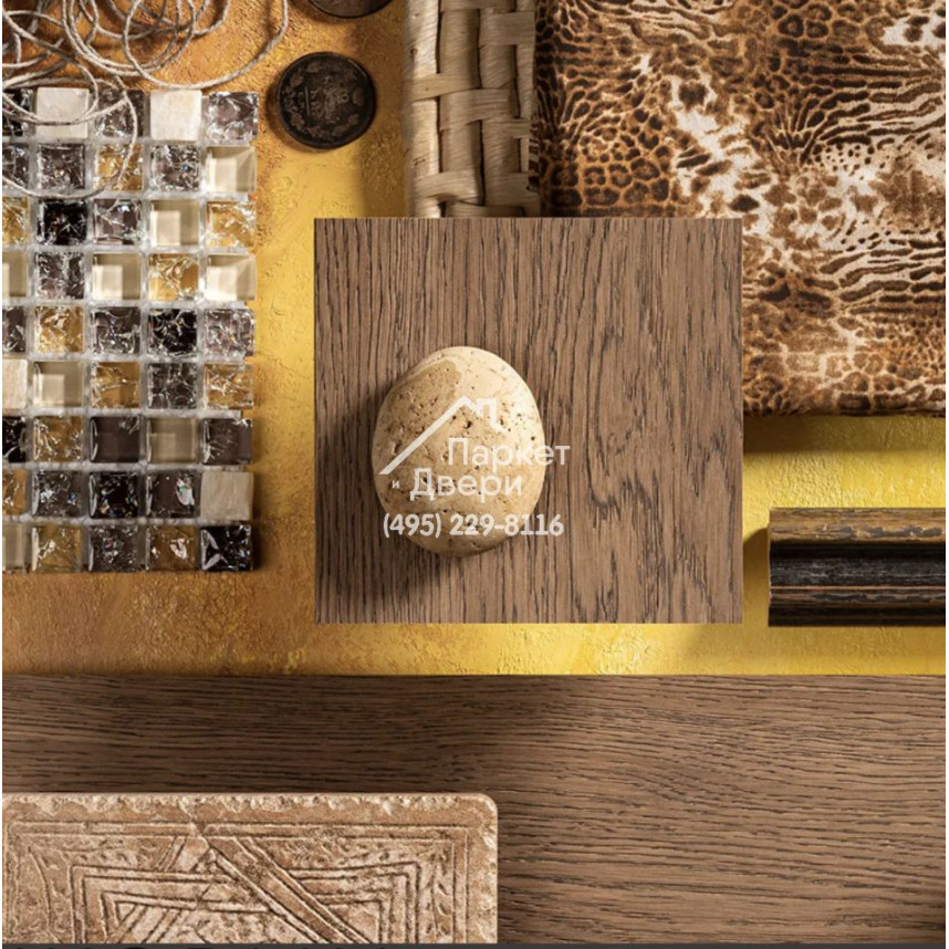 Паркет Французская Ёлка Coswick 45° Таинственный лес / Dark Wood collection Дуб Тростниковый рустикальный 1175-4529-20 500x127x15