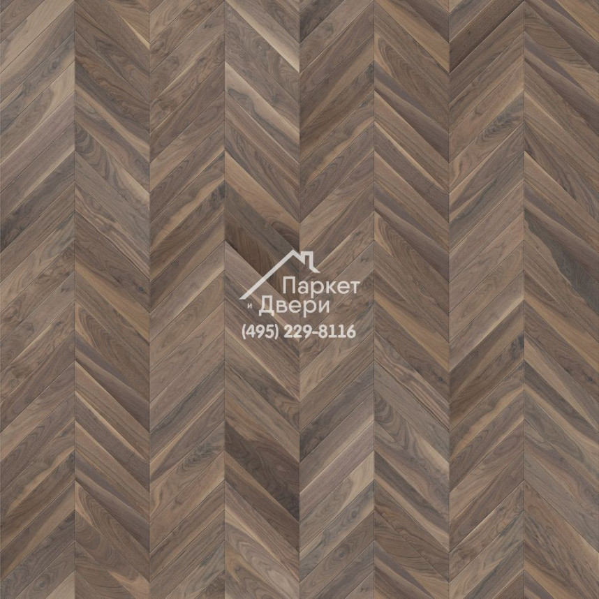 Паркет Французская Ёлка Coswick 45⁰ Американский орех Зимний закат 1334-3866-30, 1 Натур, 500x127x19,05