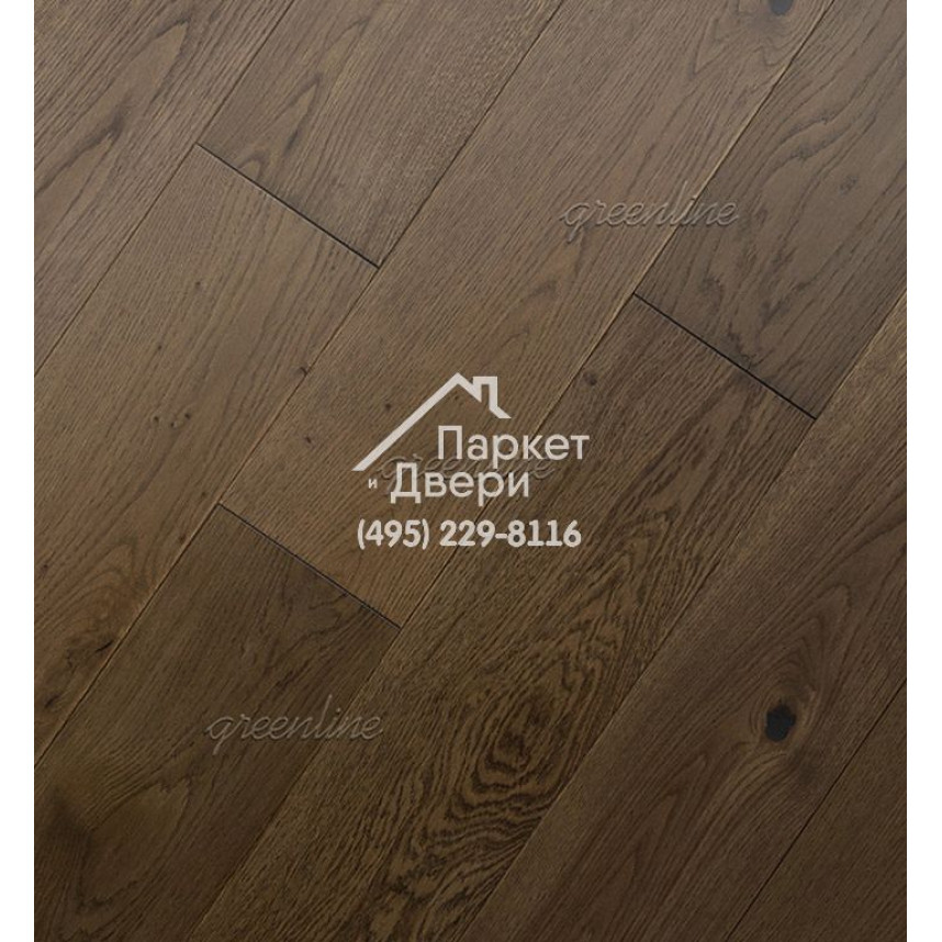 Инженерная доска Greenline Extra 715 дуб акцент, 145 x400-1500x15 мм-1