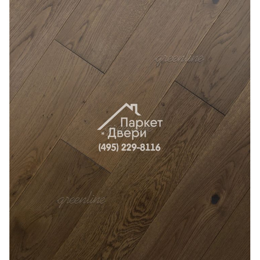 Инженерная доска Greenline Extra 715 дуб акцент, 145 x400-1500x15 мм
