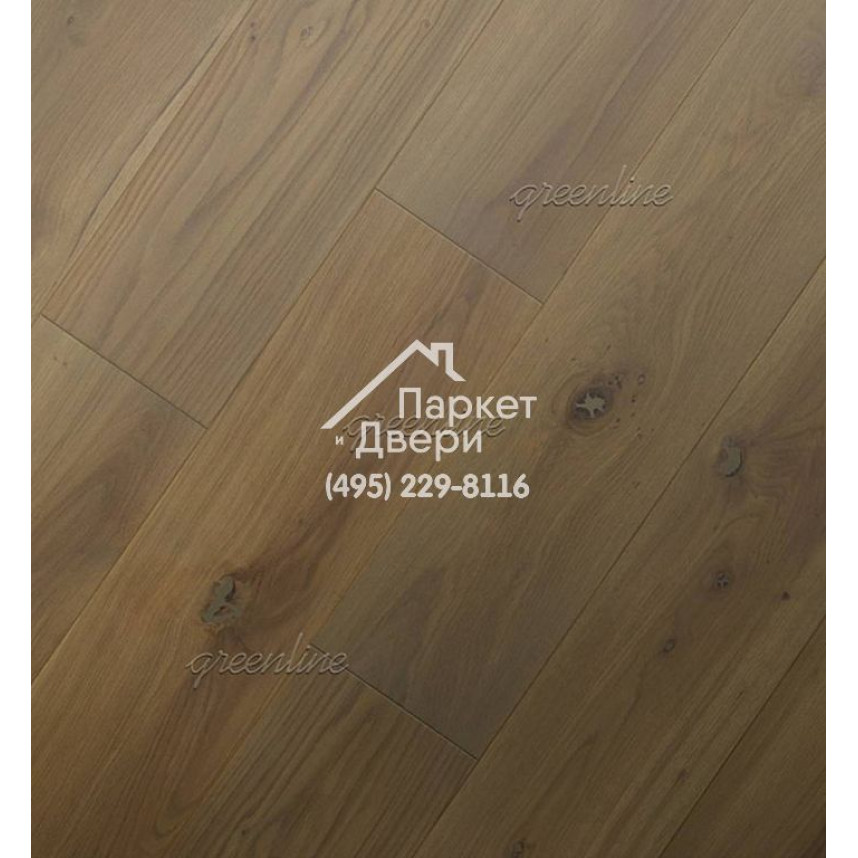 Инженерная доска Greenline Extra Wide 709 дуб карбон, 175 x400-1500x15 мм-1