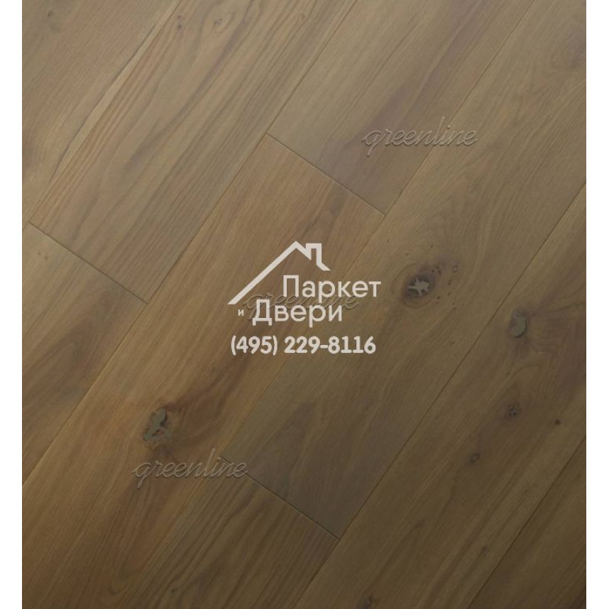 Инженерная доска Greenline Extra Wide 709 дуб карбон, 175 x400-1500x15 мм