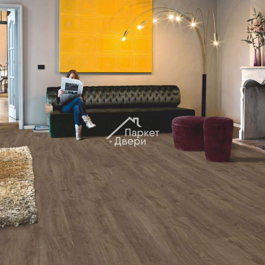 Ламинат Quick Step Eligna U3460 Дуб темно-коричневый промасленный 1380х156х8 мм-3