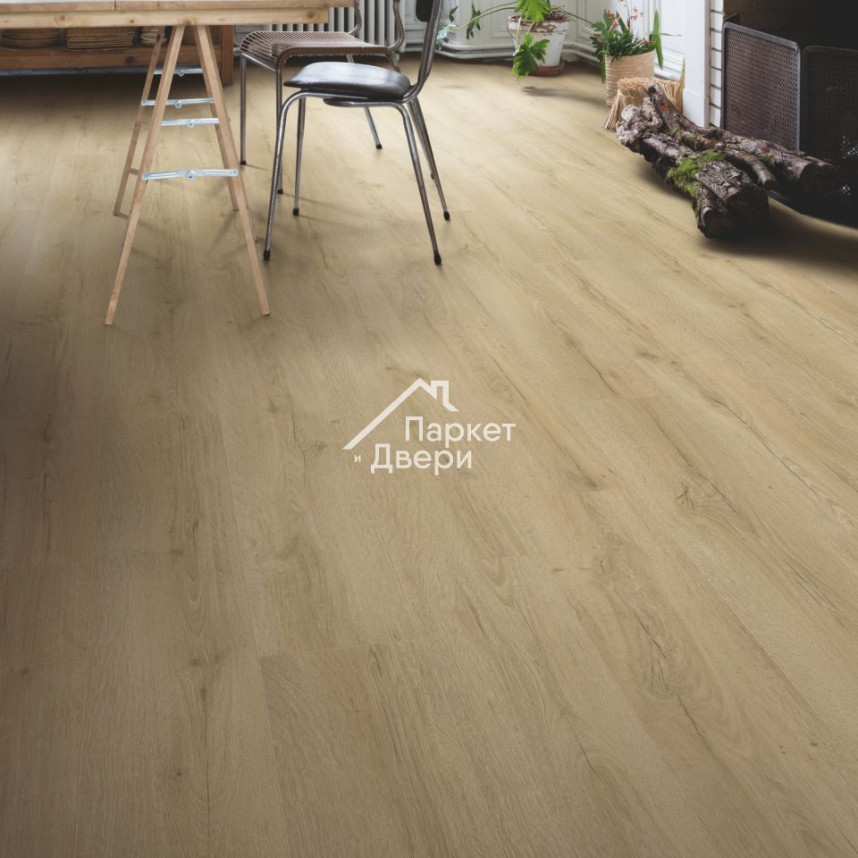 Ламинат Quick Step Classic Plus Hydro (RUS) CLH 4084 Дуб бежевый рустикальный 1200х190х8 мм-4