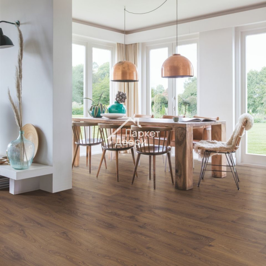 Ламинат Quick Step Classic Plus Hydro (RUS) CLH 4091 Дуб горный коричневый 1200х190х8 мм-3