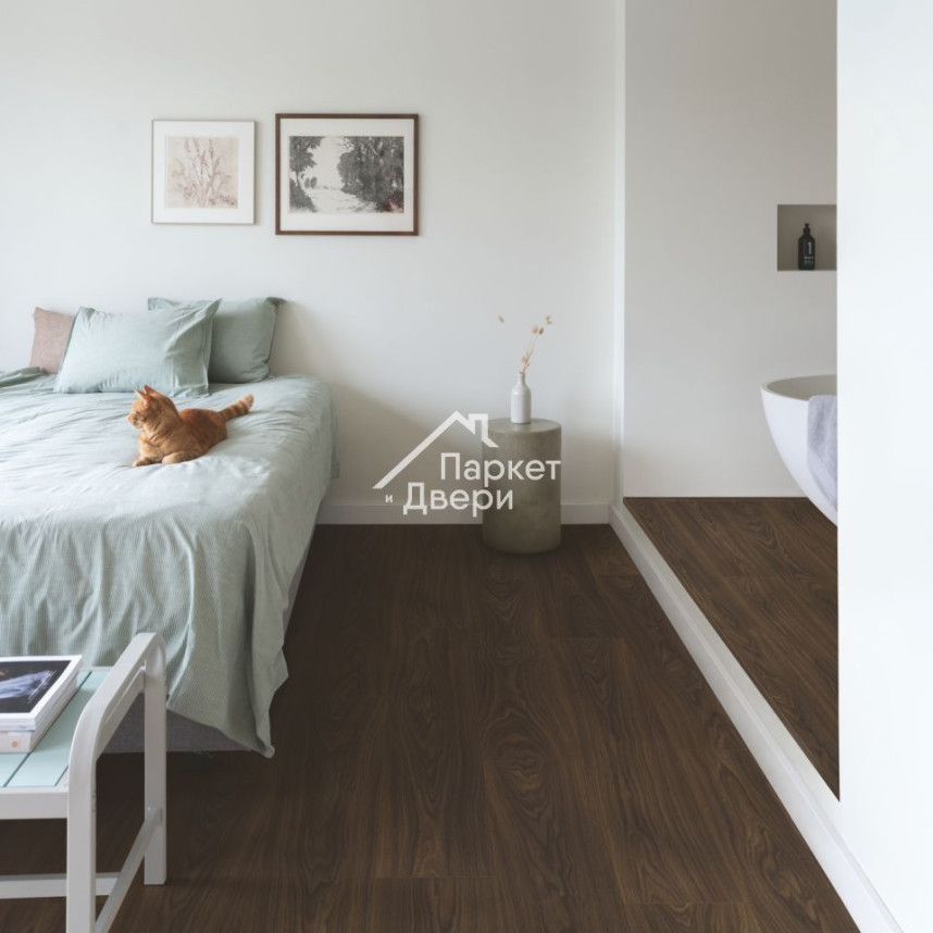 Ламинат Quick Step Classic Plus Hydro (RUS) CLH 5797 Дуб мокко коричневый 1200х190х8 мм-4