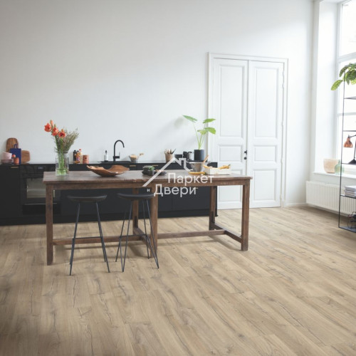 Ламинат Quick Step Impressive IM4663 Дуб серо-бежевый 1380х190х8 мм купить в Москве по выгодной цене