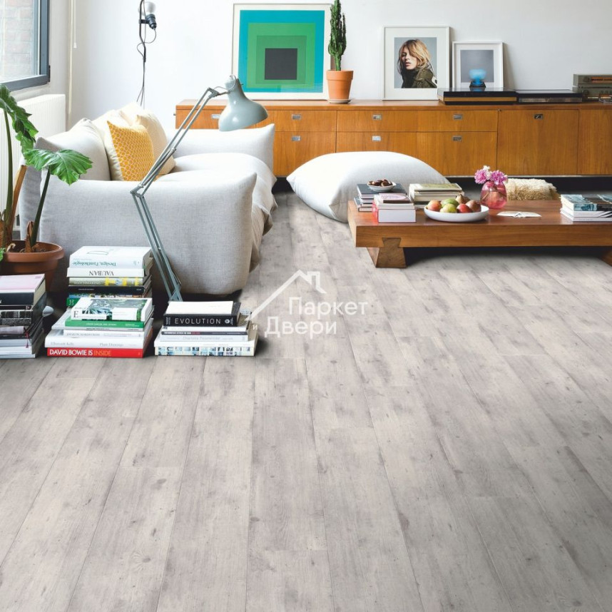 Ламинат Quick Step Impressive IM1861 Светло-серый бетон 1380х190х8 мм-5