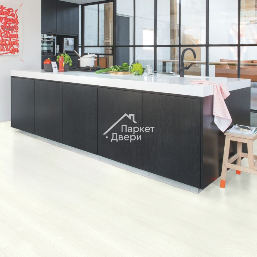 Ламинат Quick Step Impressive IM1859 Белоснежный 1380х190х8 мм-5