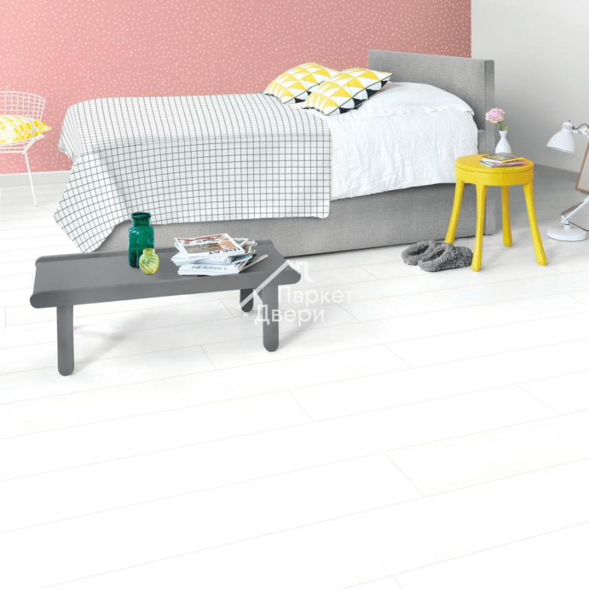 Ламинат Quick Step Impressive IM1859 Белоснежный 1380х190х8 мм-4