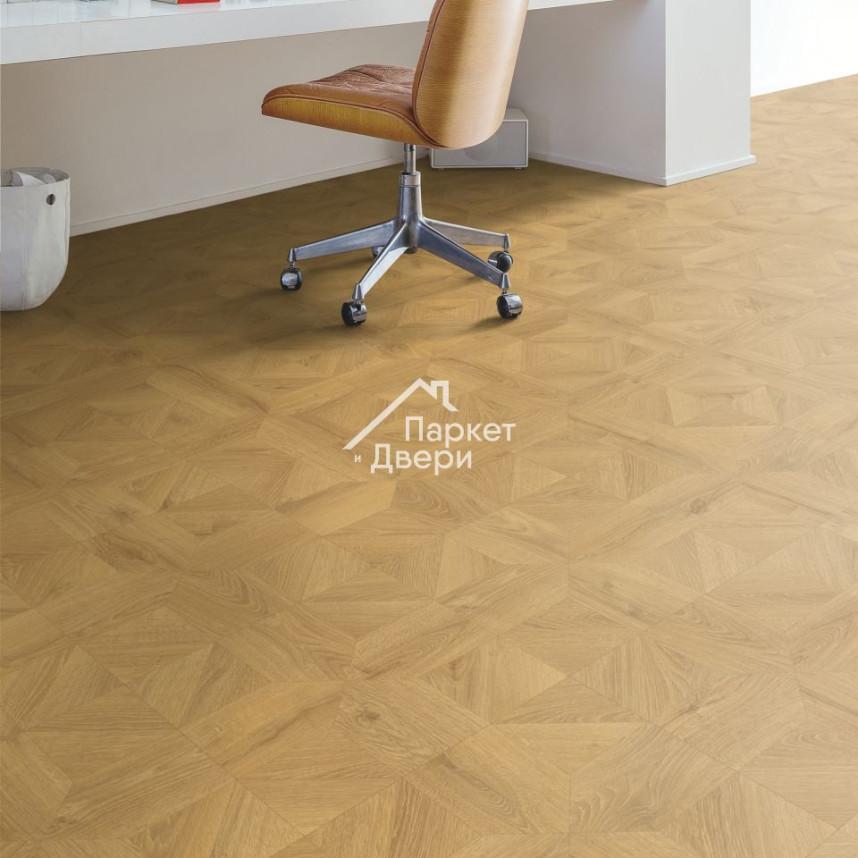 Ламинат Quick Step Impressive Patterns Ultra (Rus) IPU 4143 Дуб природный бежевый брашированный 1200х396х12 мм-4
