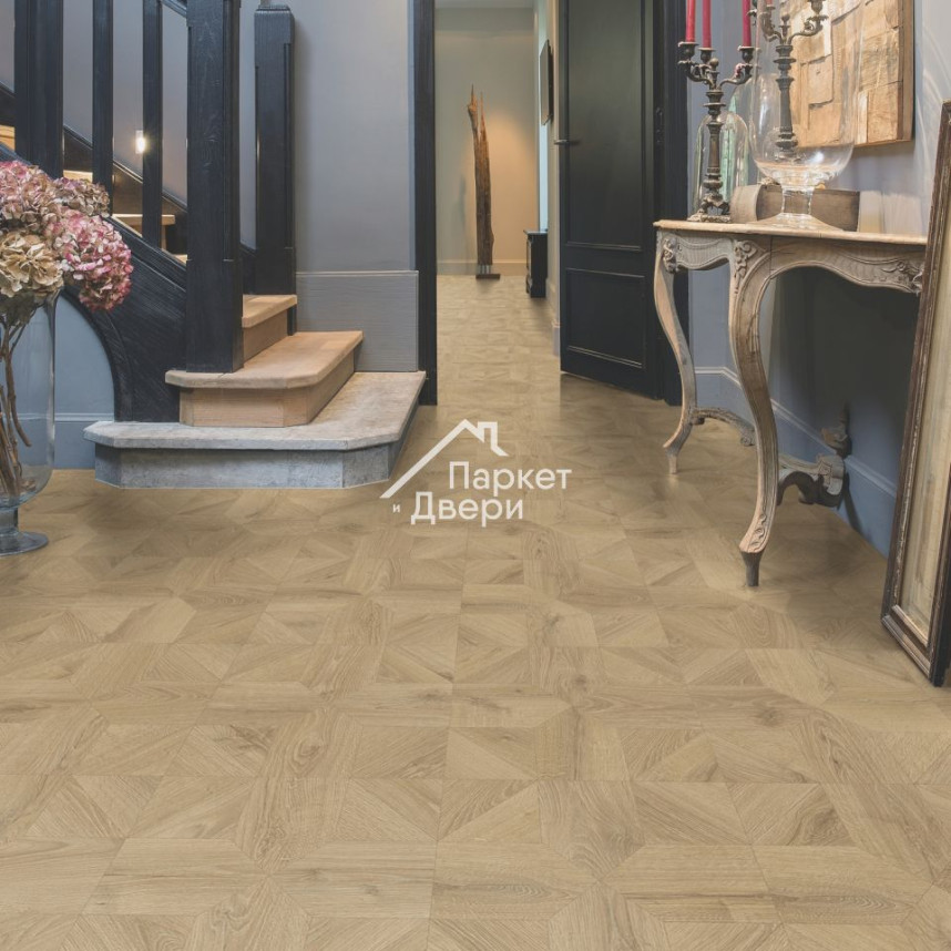 Ламинат Quick Step Impressive Patterns Ultra (Rus) IPU 4142 Дуб песочный брашированный 1200х396х12 мм-4