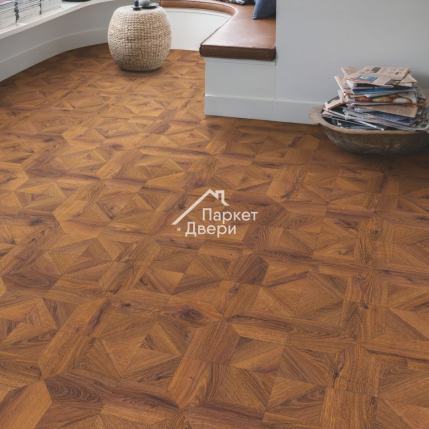 Ламинат Quick Step Impressive Patterns Ultra (Rus) IPU 4144 Дуб медный брашированный 1200х396х12 мм-4
